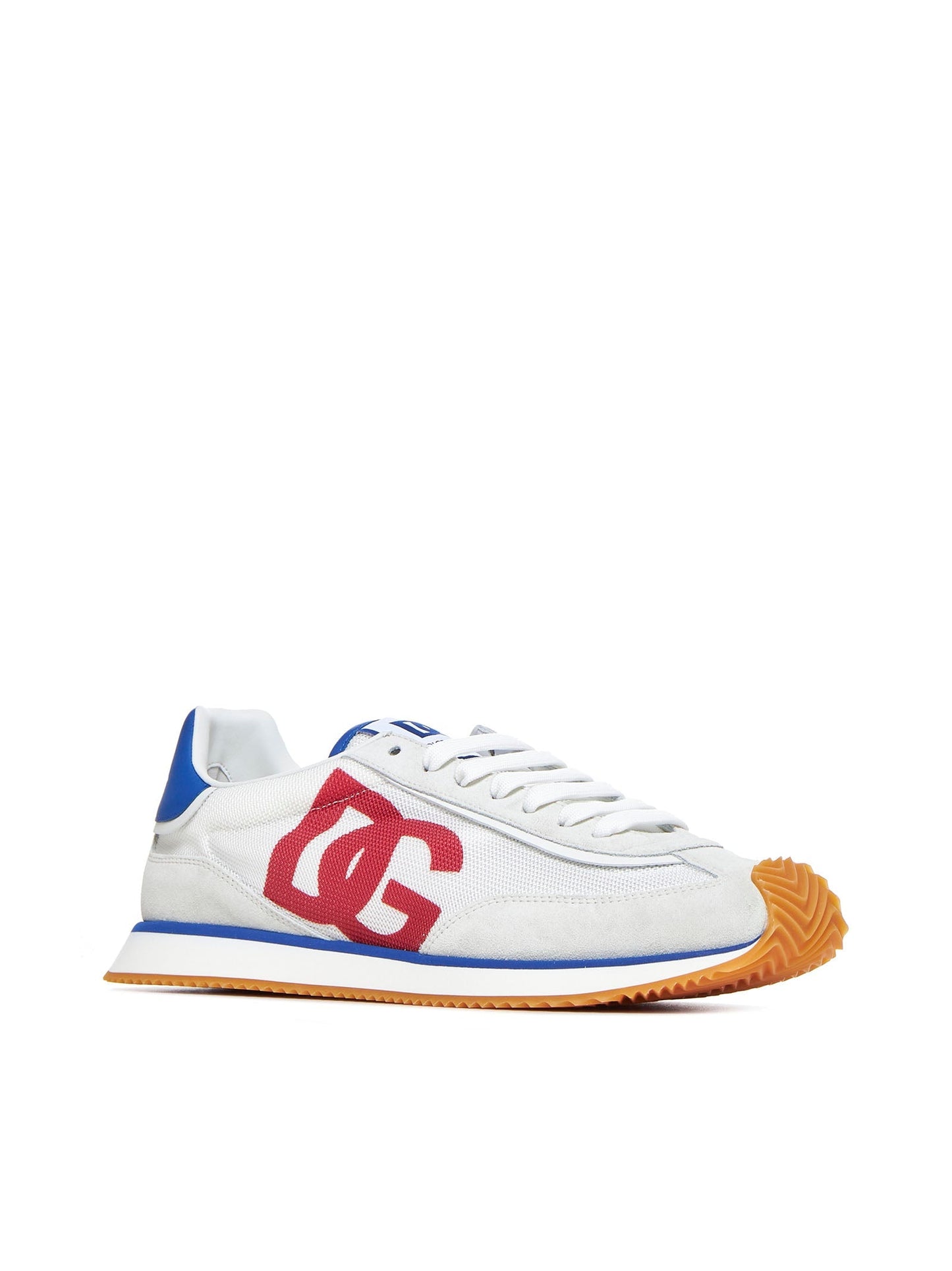 Dolce & Gabbana Men Aria Mesh And Leather Sneakers