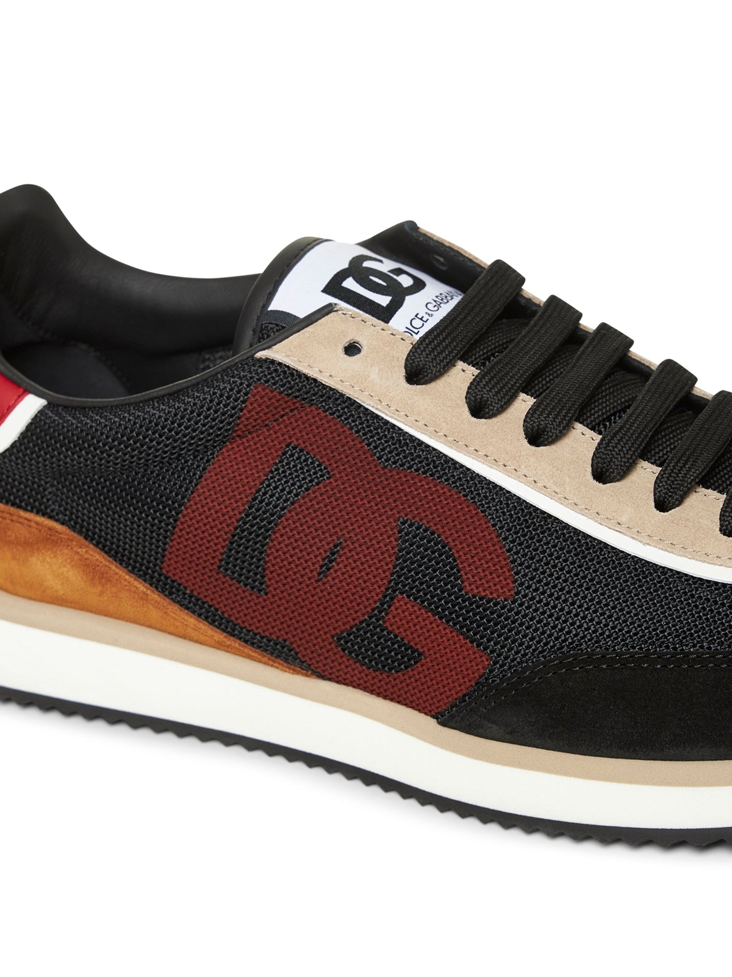 Dolce & Gabbana Men Black Dg Cushion Sneakers