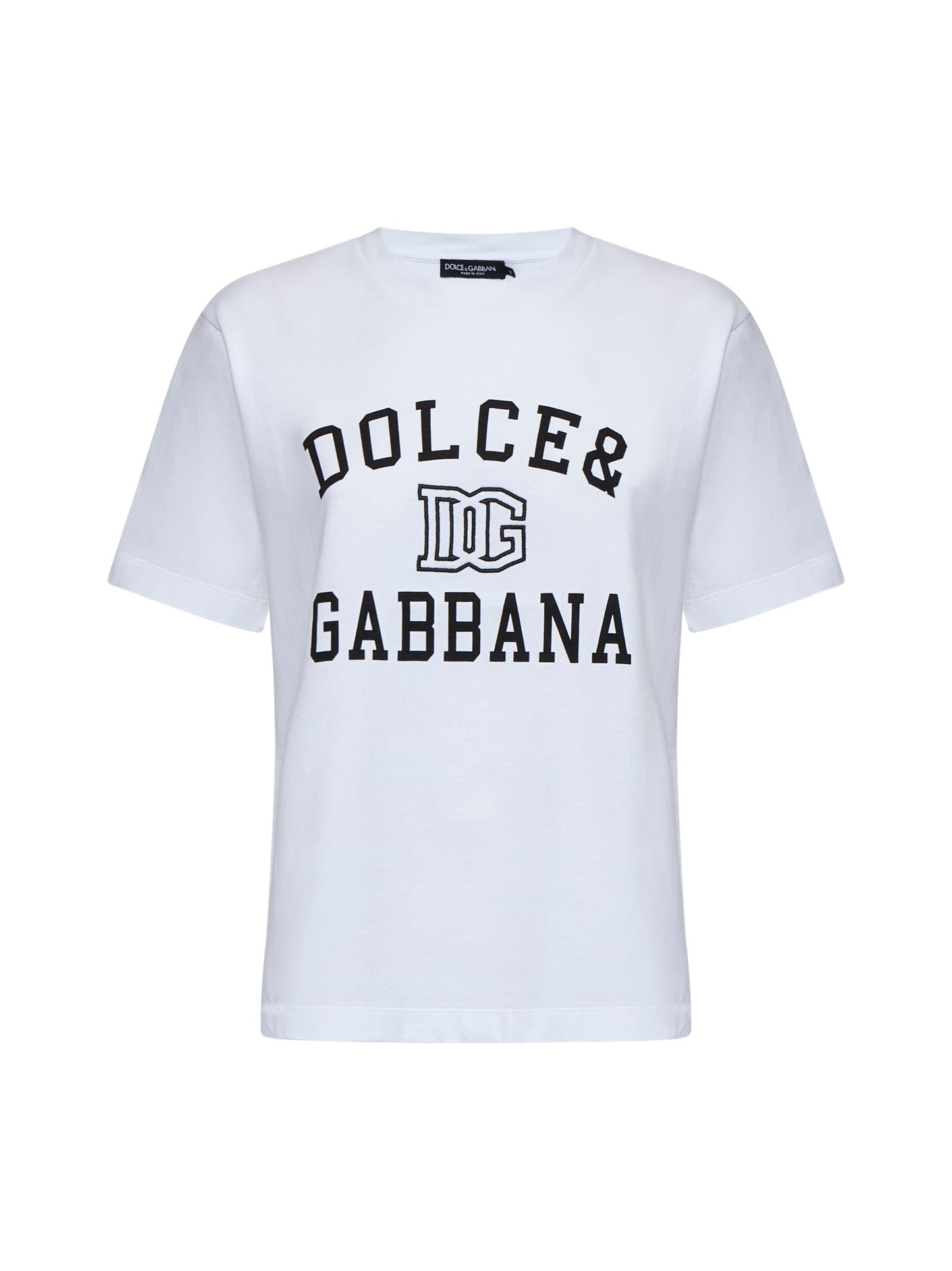 Dolce & Gabbana Women Logo Cotton T-Shirt