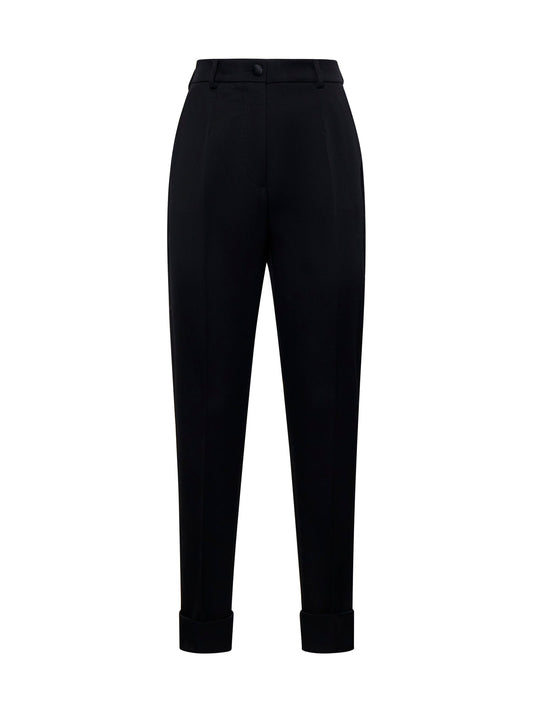 Dolce & Gabbana Women Slim-Fit Wool Trousers