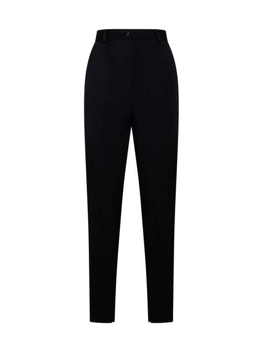 Dolce & Gabbana Women Stretch Wool And Silk Trousers