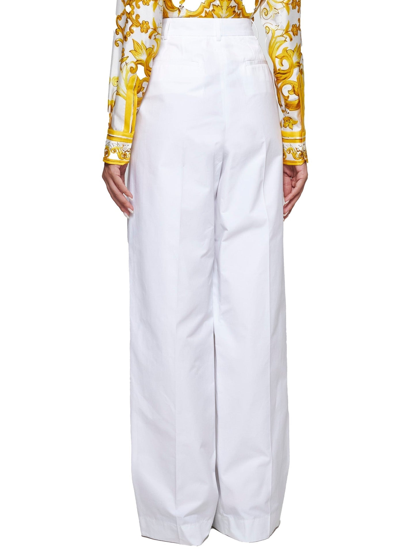 Dolce & Gabbana Women Cotton Wrap Trousers