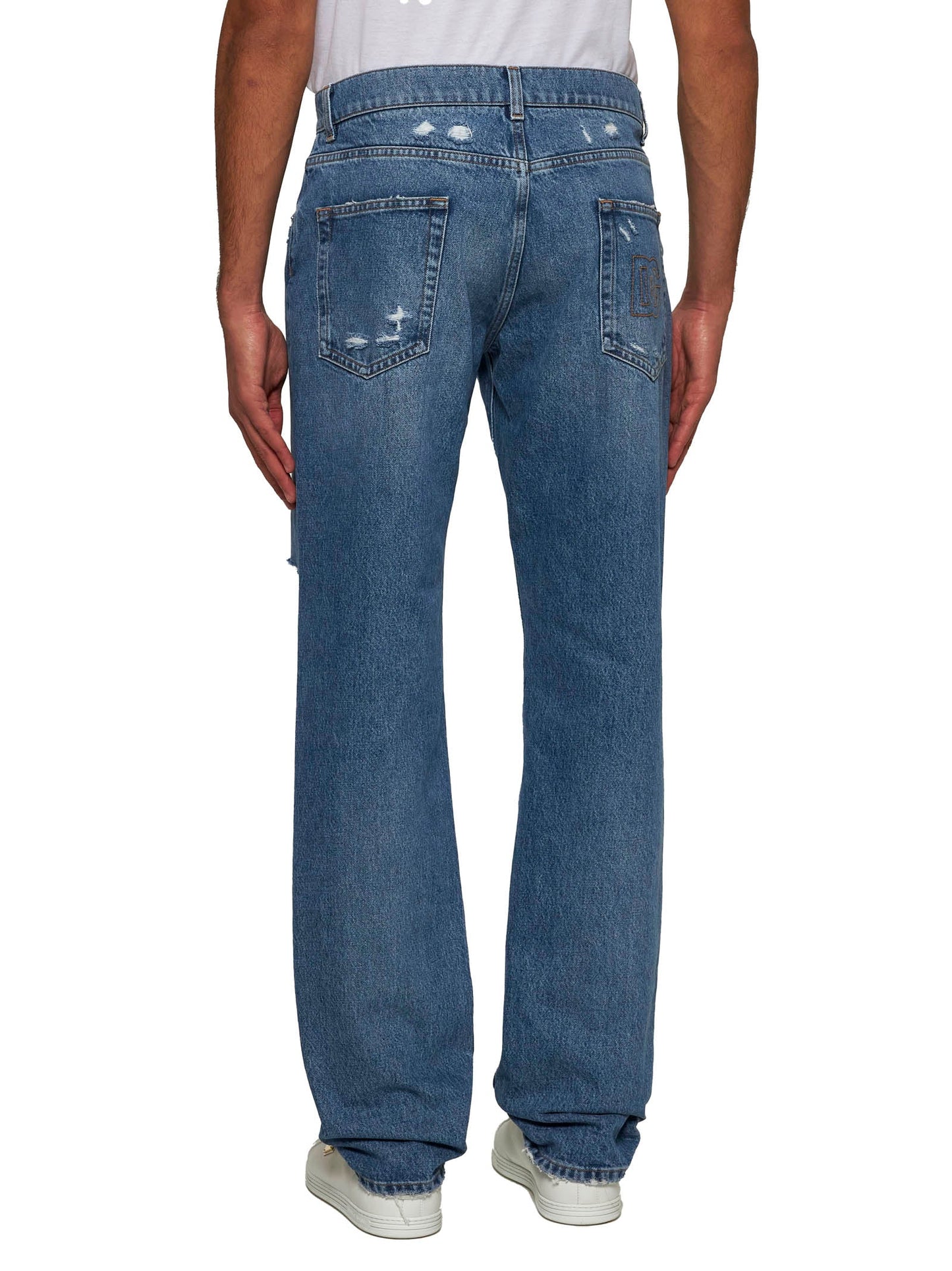 Dolce & Gabbana Men Blue Denim Classic Jeans