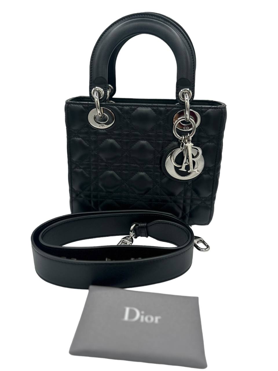 Black Leather Lady Dior
