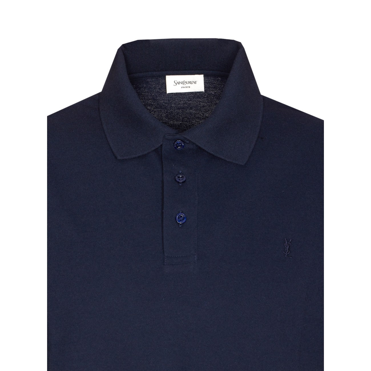 Saint Laurent Men Piquet Cassandre Polo