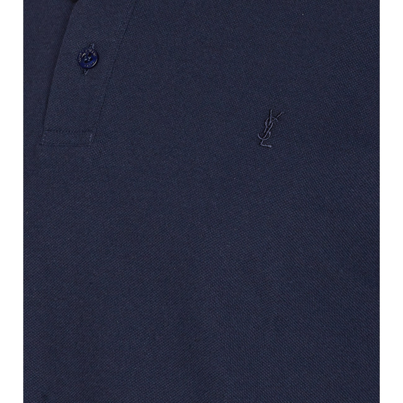 Saint Laurent Men Piquet Cassandre Polo
