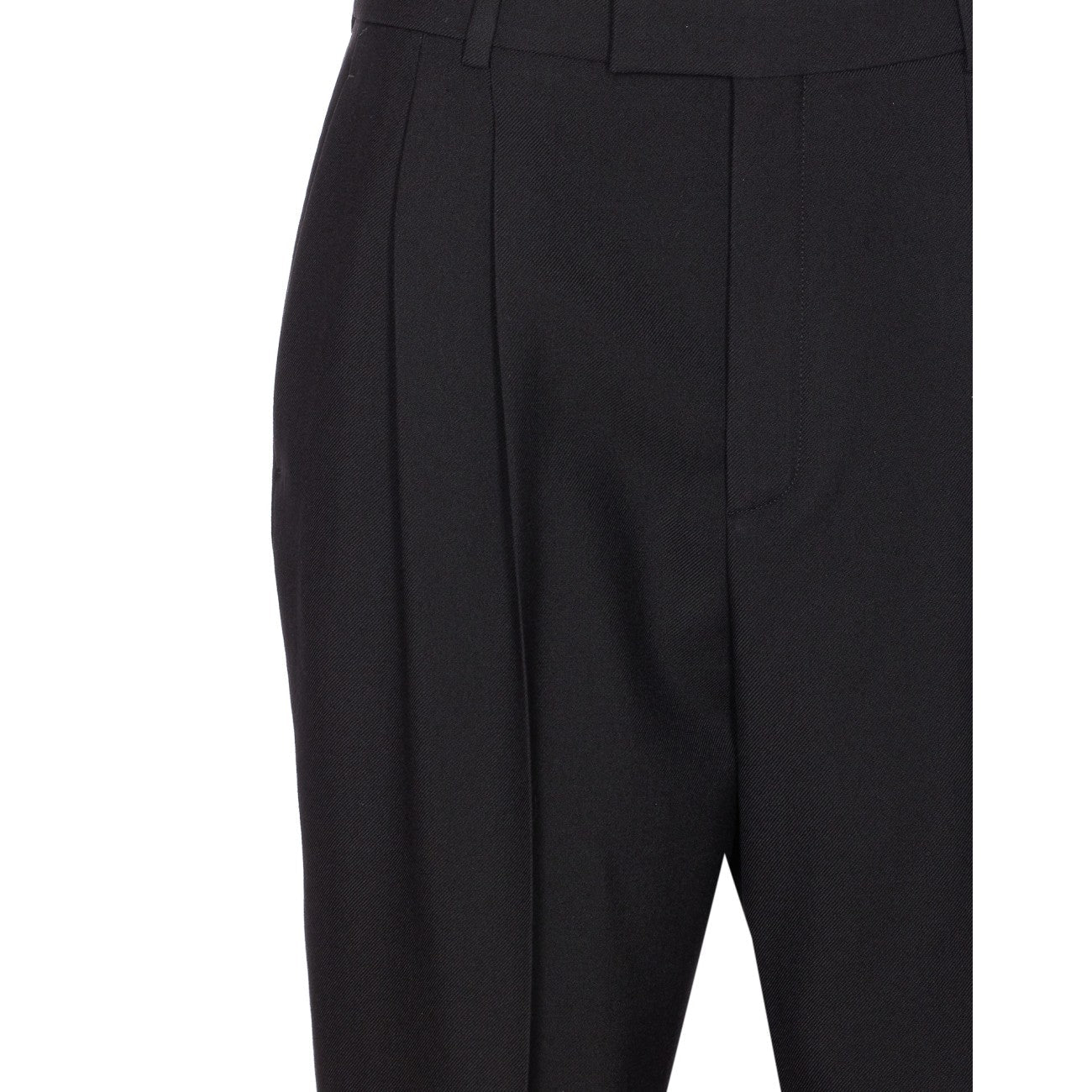 Saint Laurent Women Pleated Pants