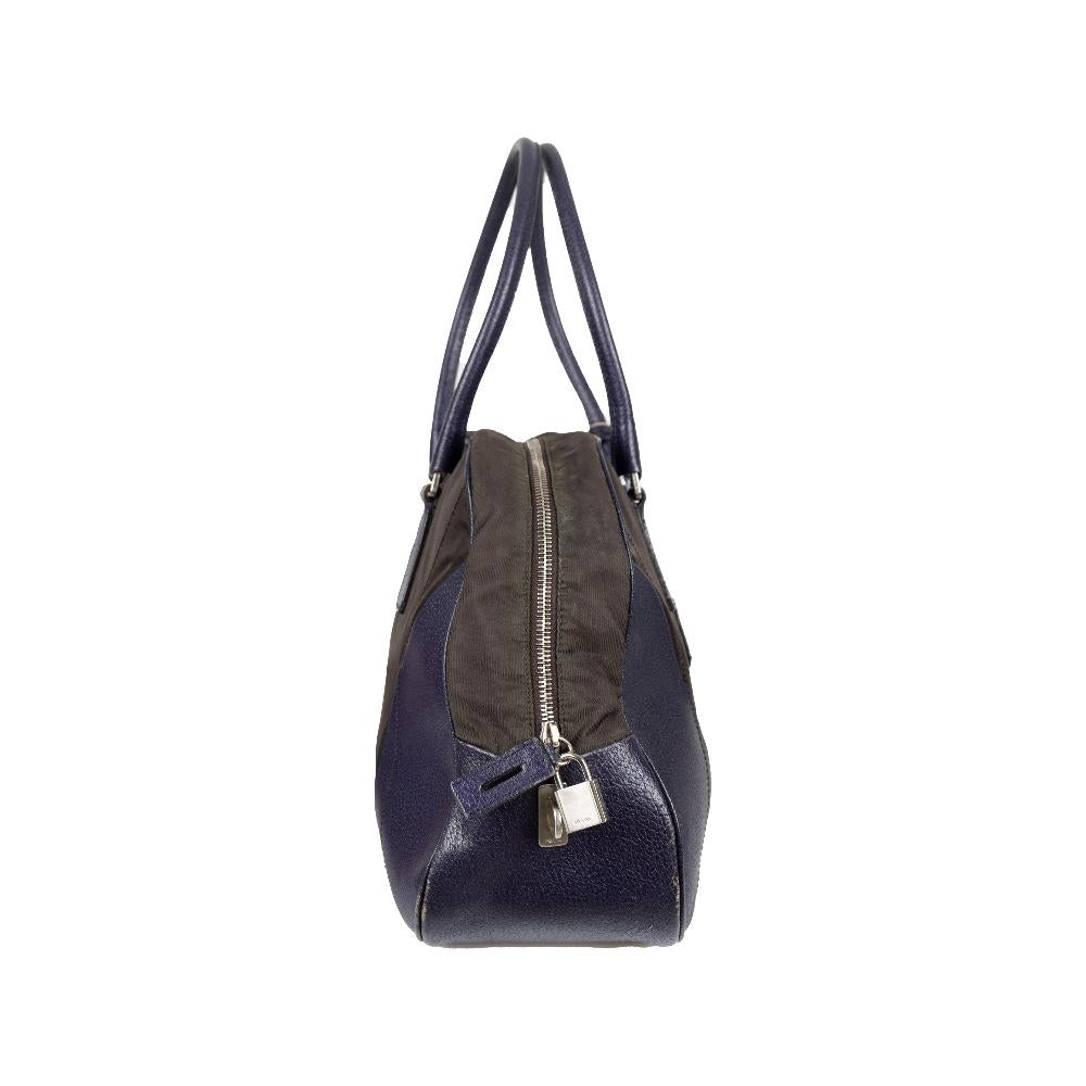 Black Cotton Prada Handbag