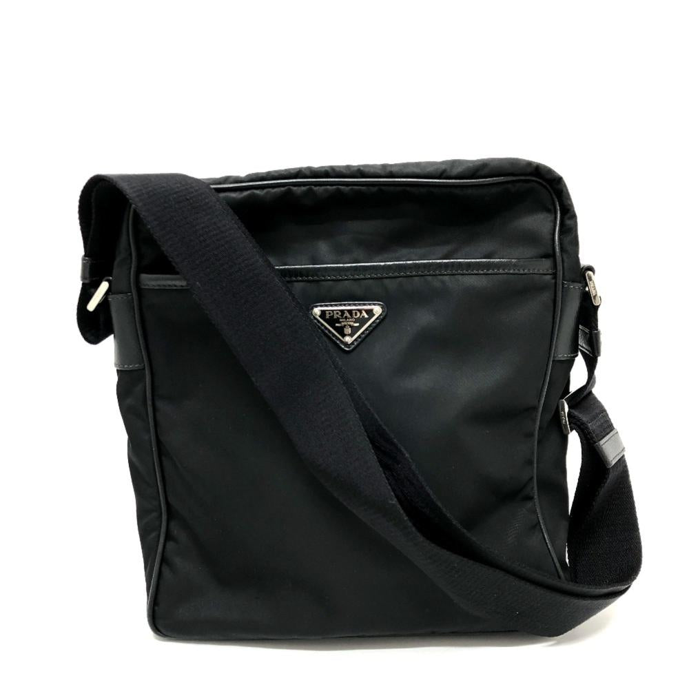 Black Fabric Prada Galleria Bag