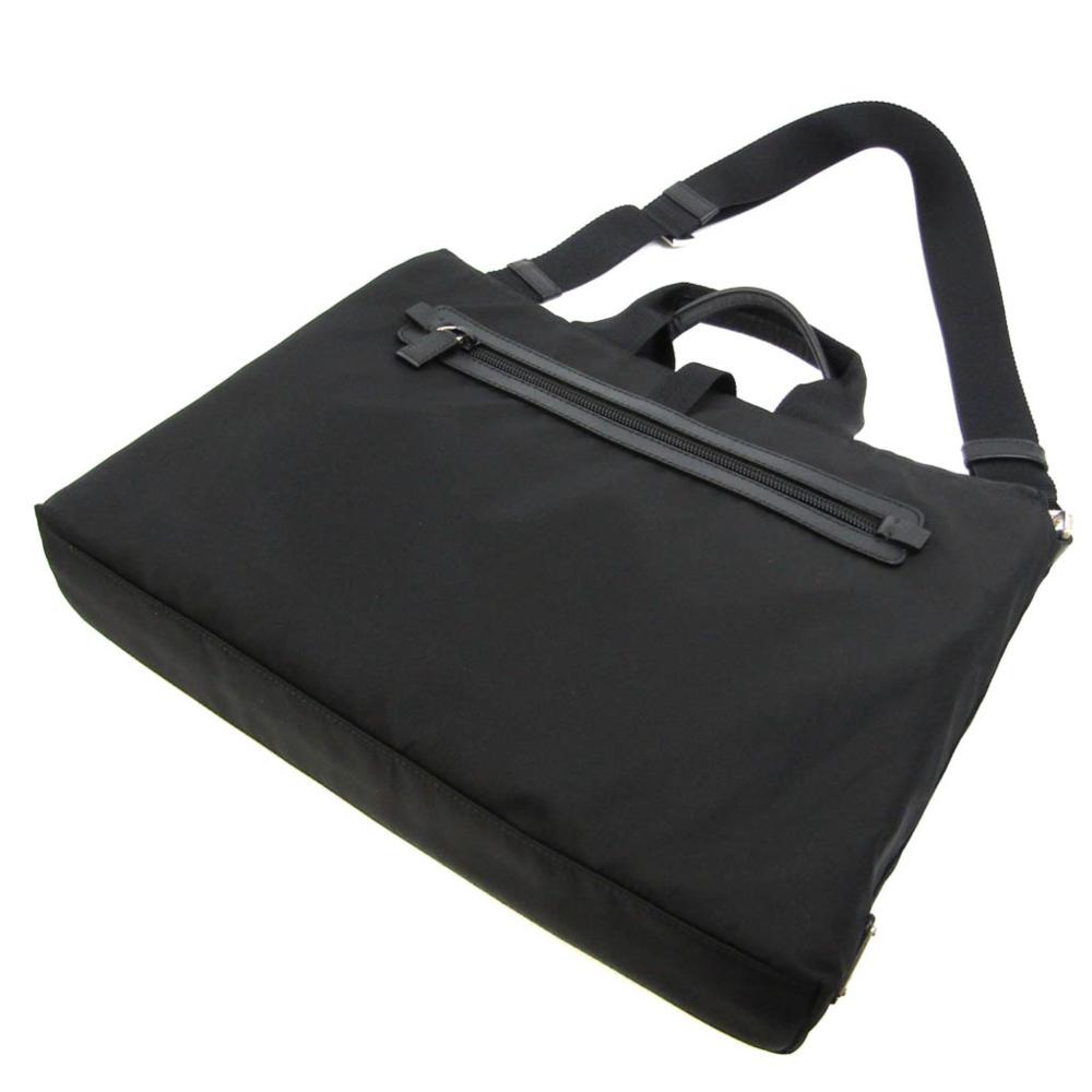 Black Fabric Prada Handbag
