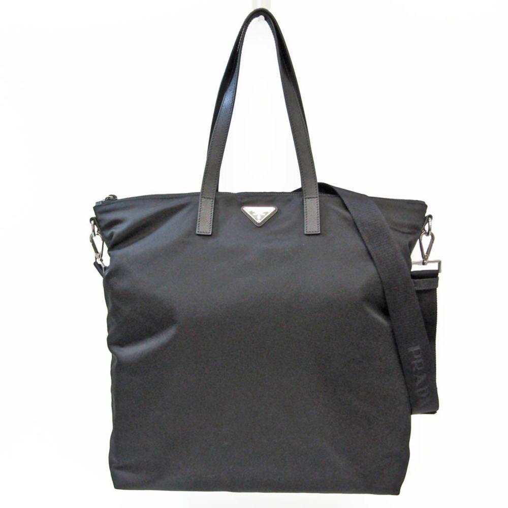 Black Fabric Prada Tessuto