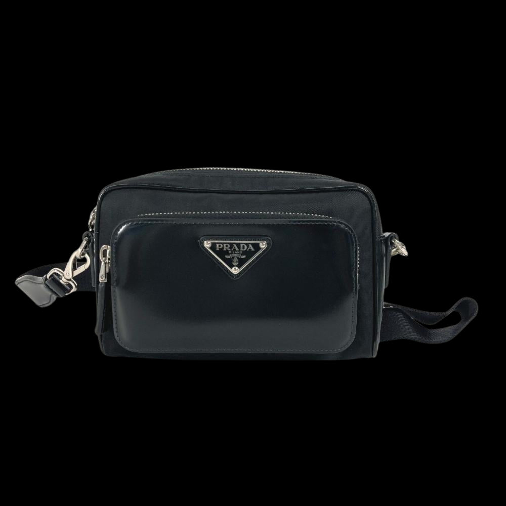 Black Leather Prada Galleria Bag
