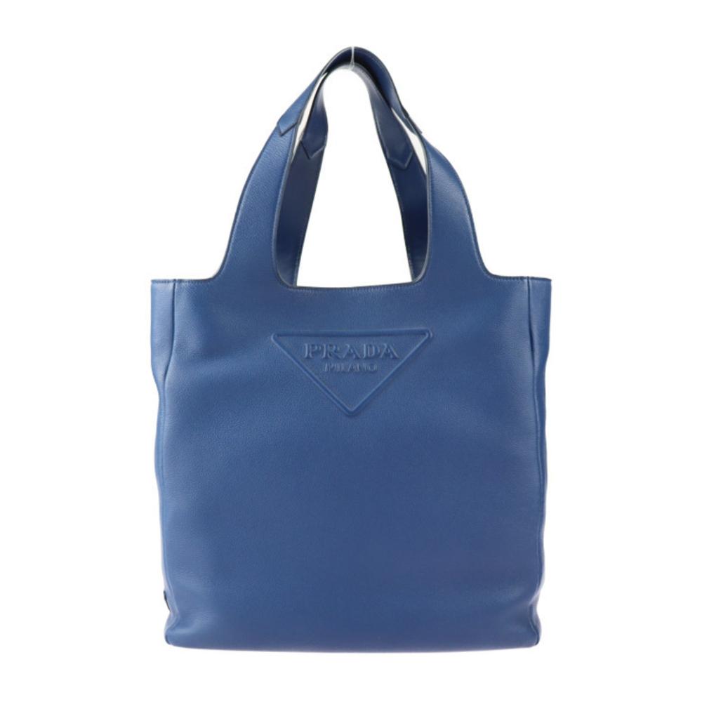 Black Leather Prada Tote
