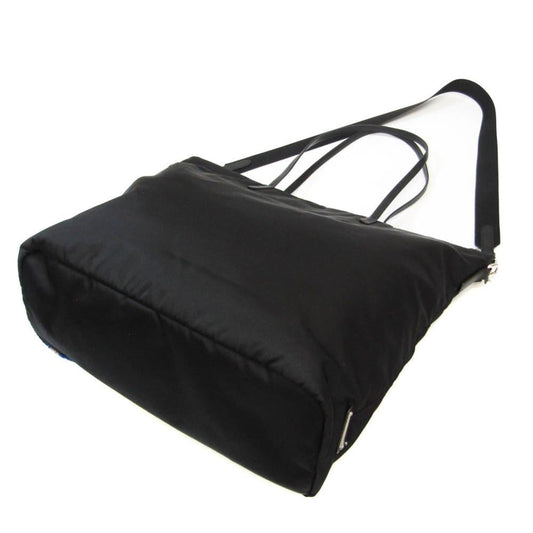 Black Leather Prada Tessuto