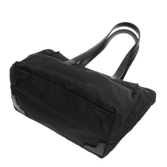 Black Leather Prada Handbag