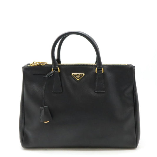 Black Leather Prada Galleria Bag
