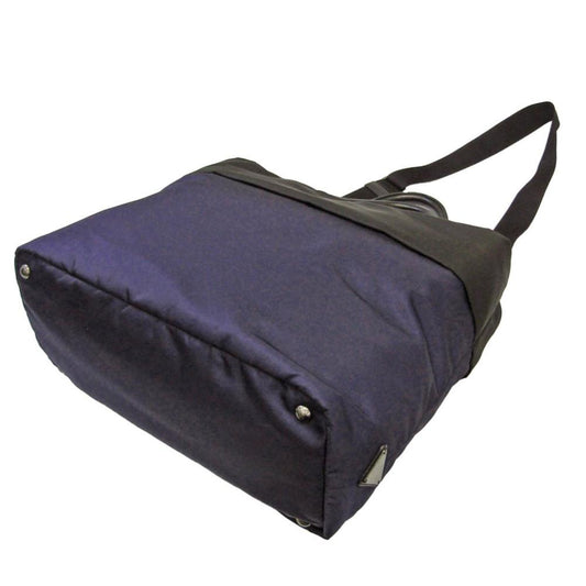 Black Leather Prada Tessuto