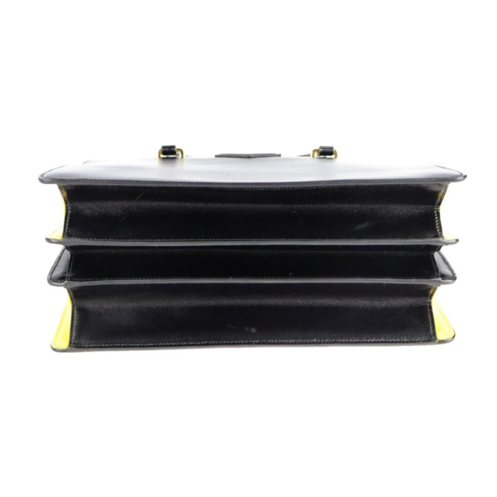 Black Leather Prada Handbag