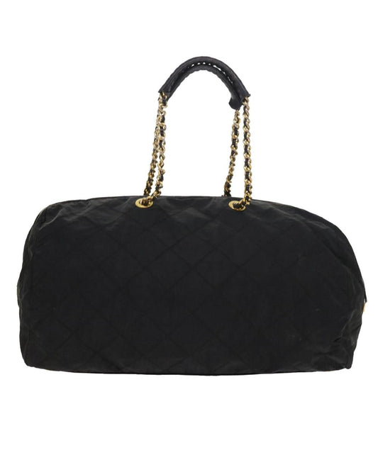 Black Nylon Prada Boston Bag