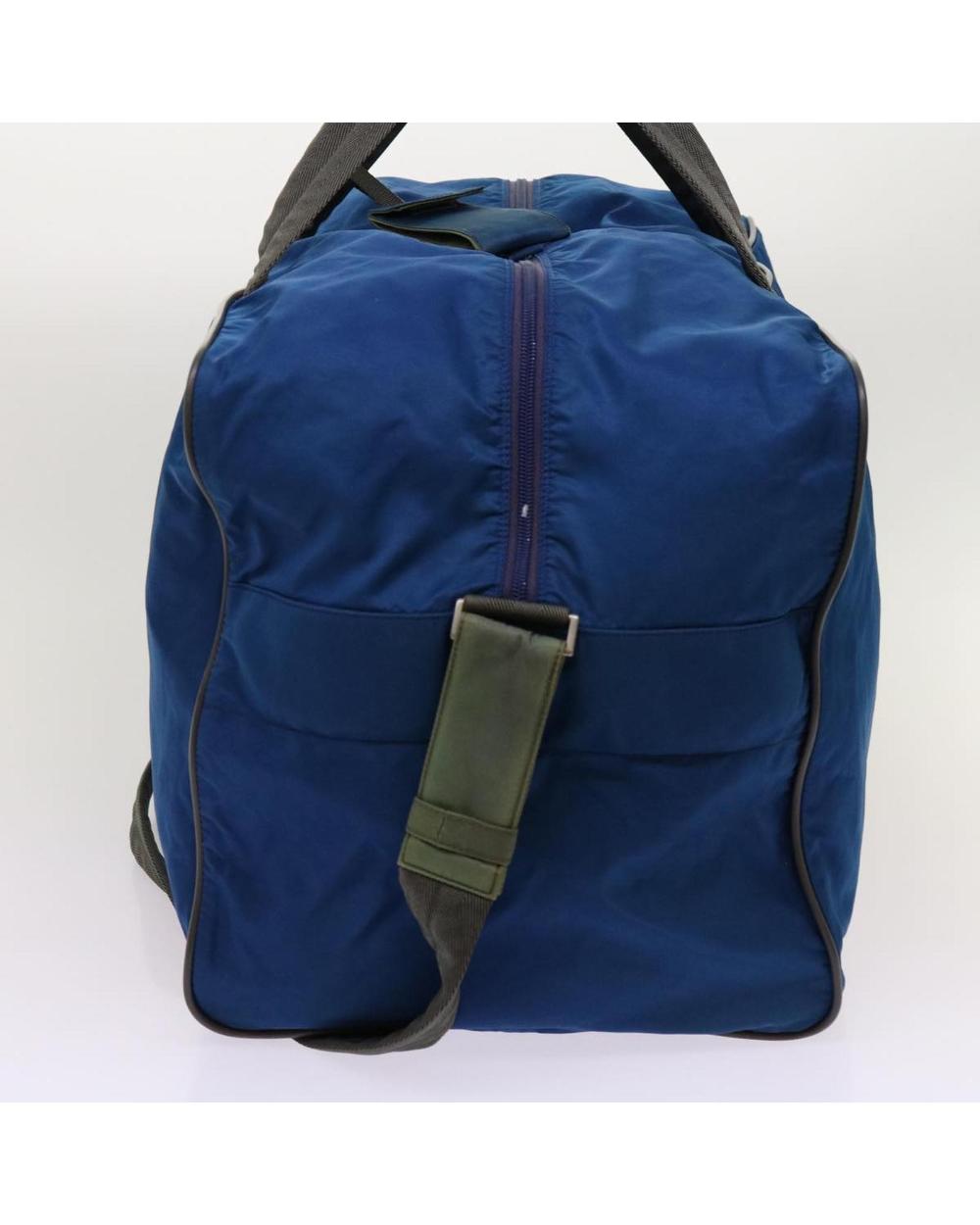 Blue Nylon Prada Handbag