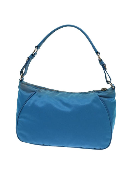 Blue Nylon Prada Pouch