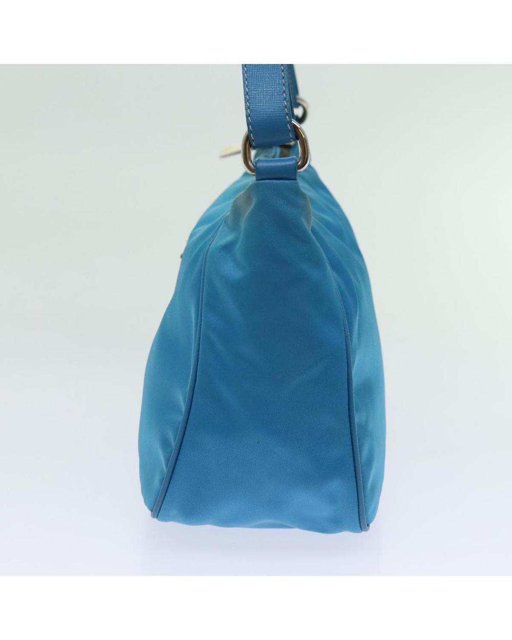 Blue Nylon Prada Pouch