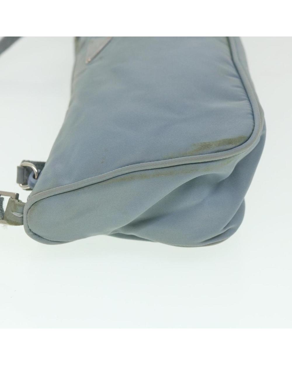 Blue Nylon Prada Pouch