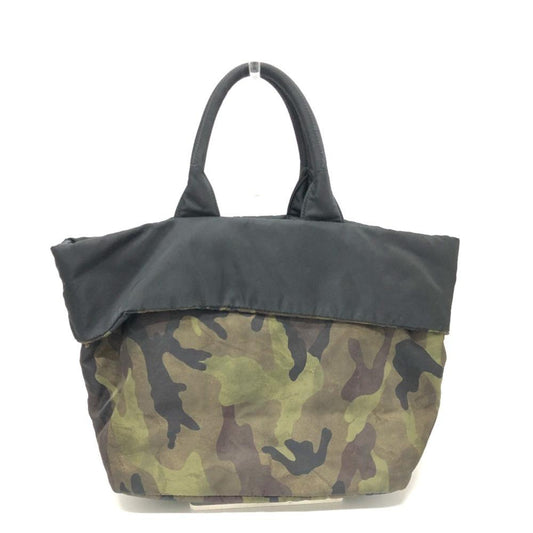 Green Fabric Prada Galleria Bag