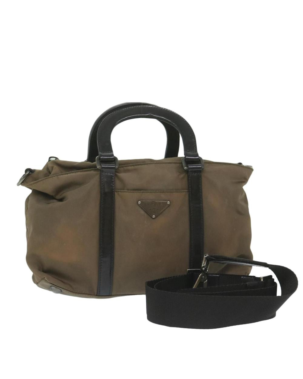 Green Nylon Prada Handbag
