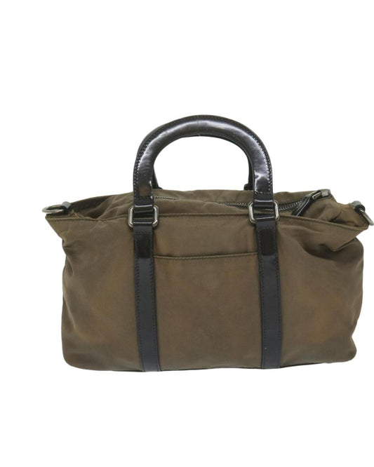 Green Nylon Prada Handbag