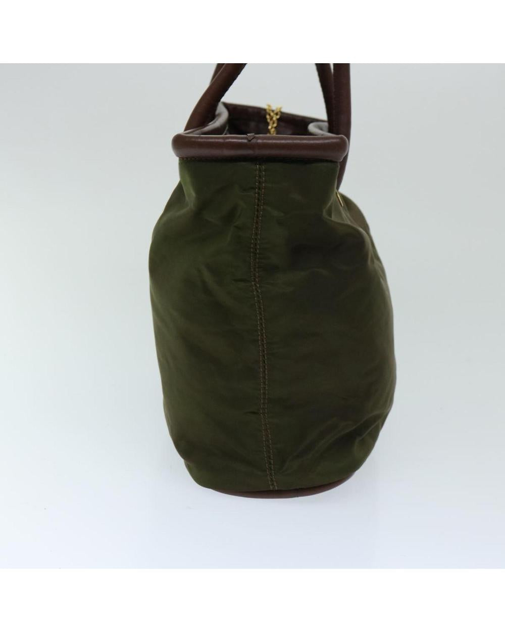 Green Nylon Prada Handbag
