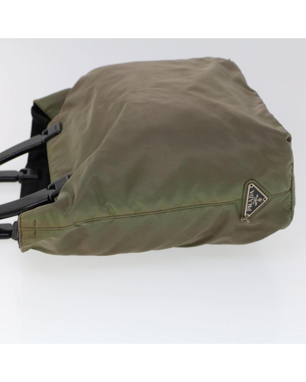 Green Nylon Prada Handbag