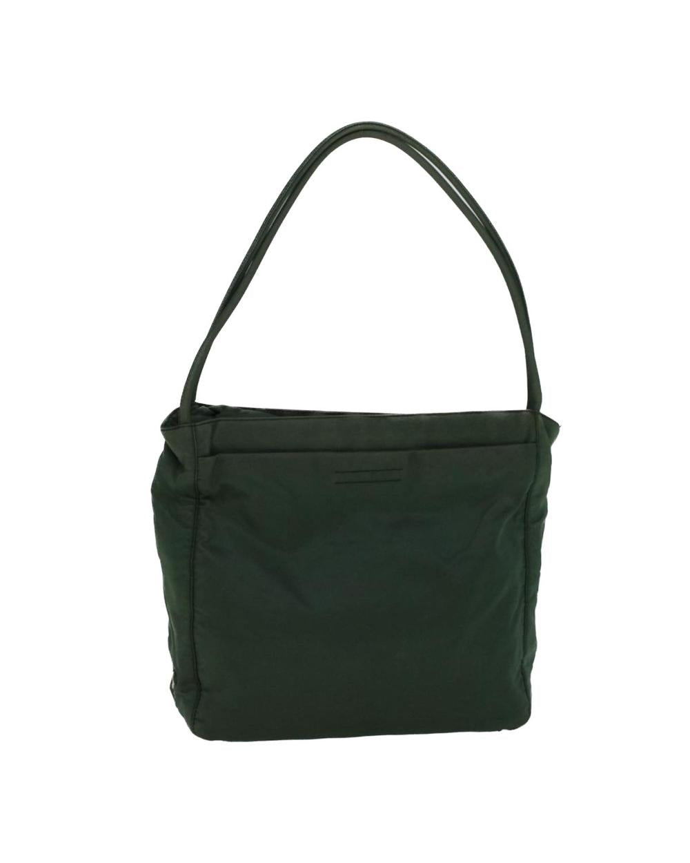 Green Nylon Prada Shoulder Bag