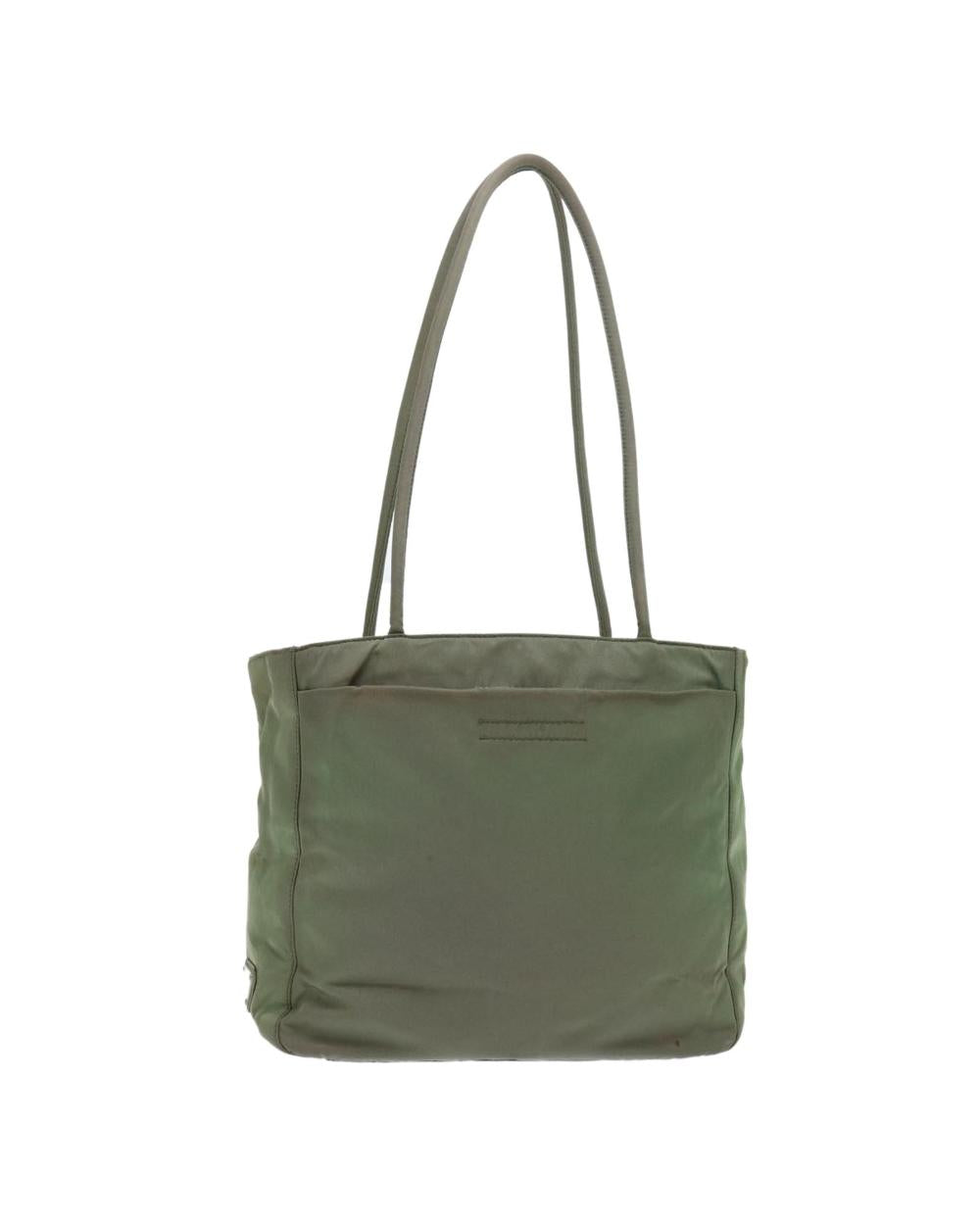 Green Nylon Prada Shoulder Bag