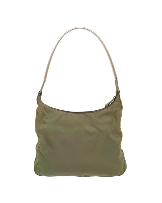 Green Nylon Prada Shoulder Bag