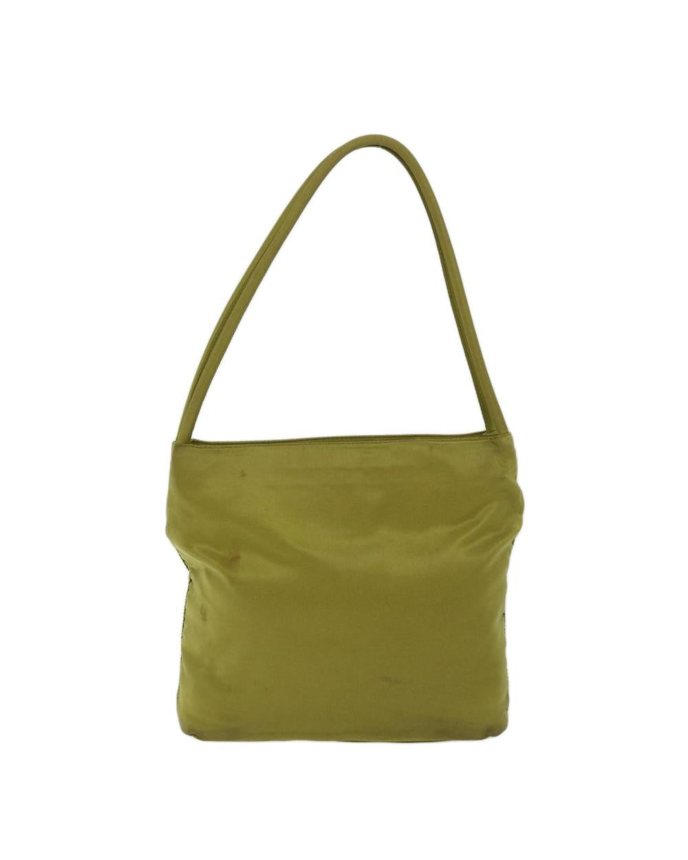 Green Nylon Prada Shoulder Bag