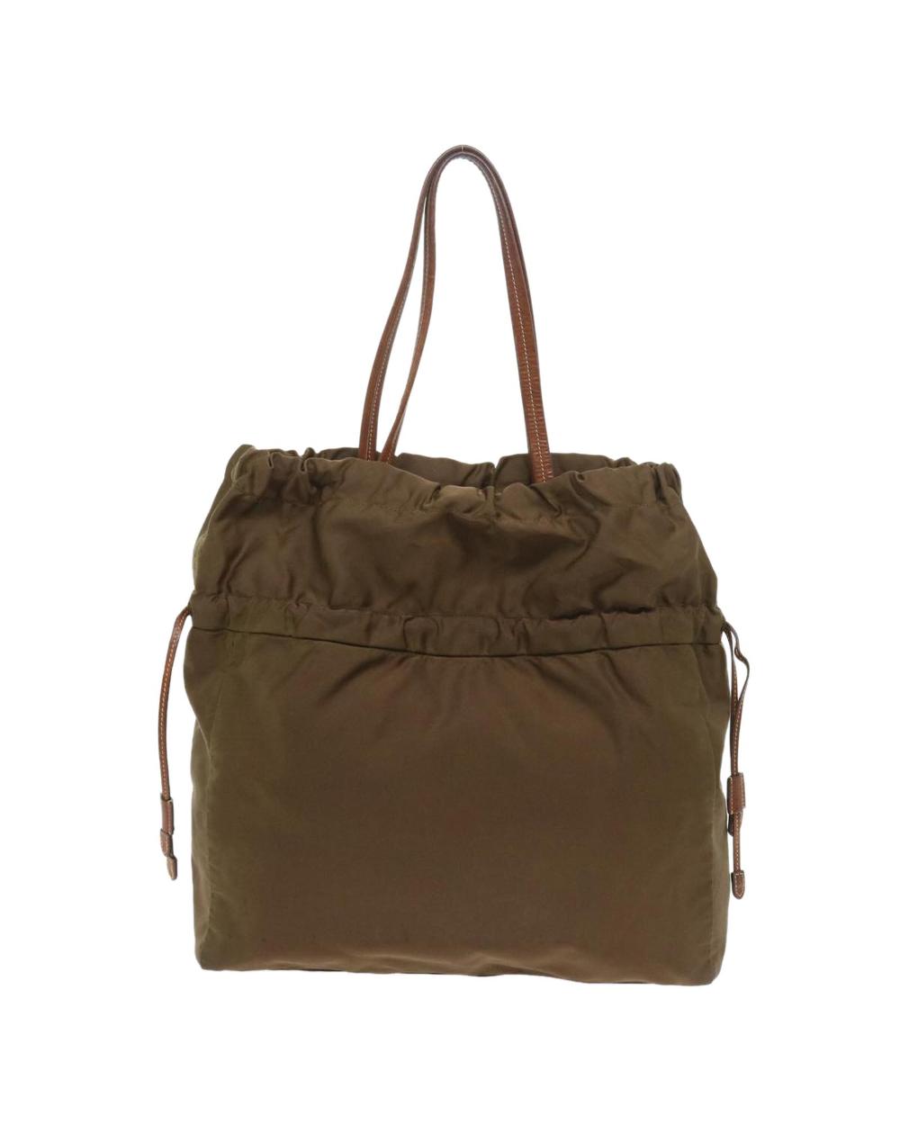 Green Nylon Prada Shoulder Bag