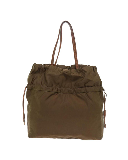 Green Nylon Prada Shoulder Bag