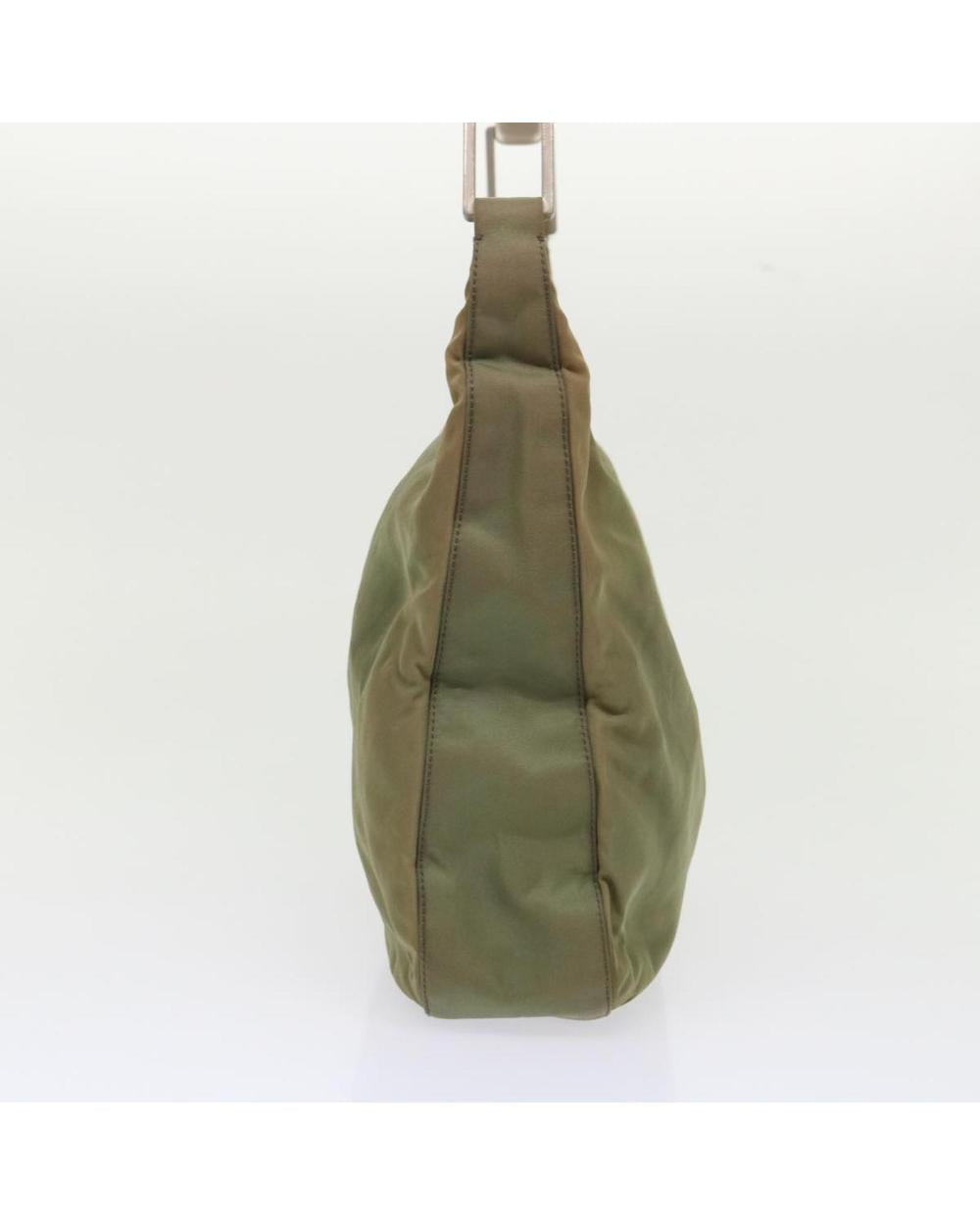 Green Nylon Prada Shoulder Bag