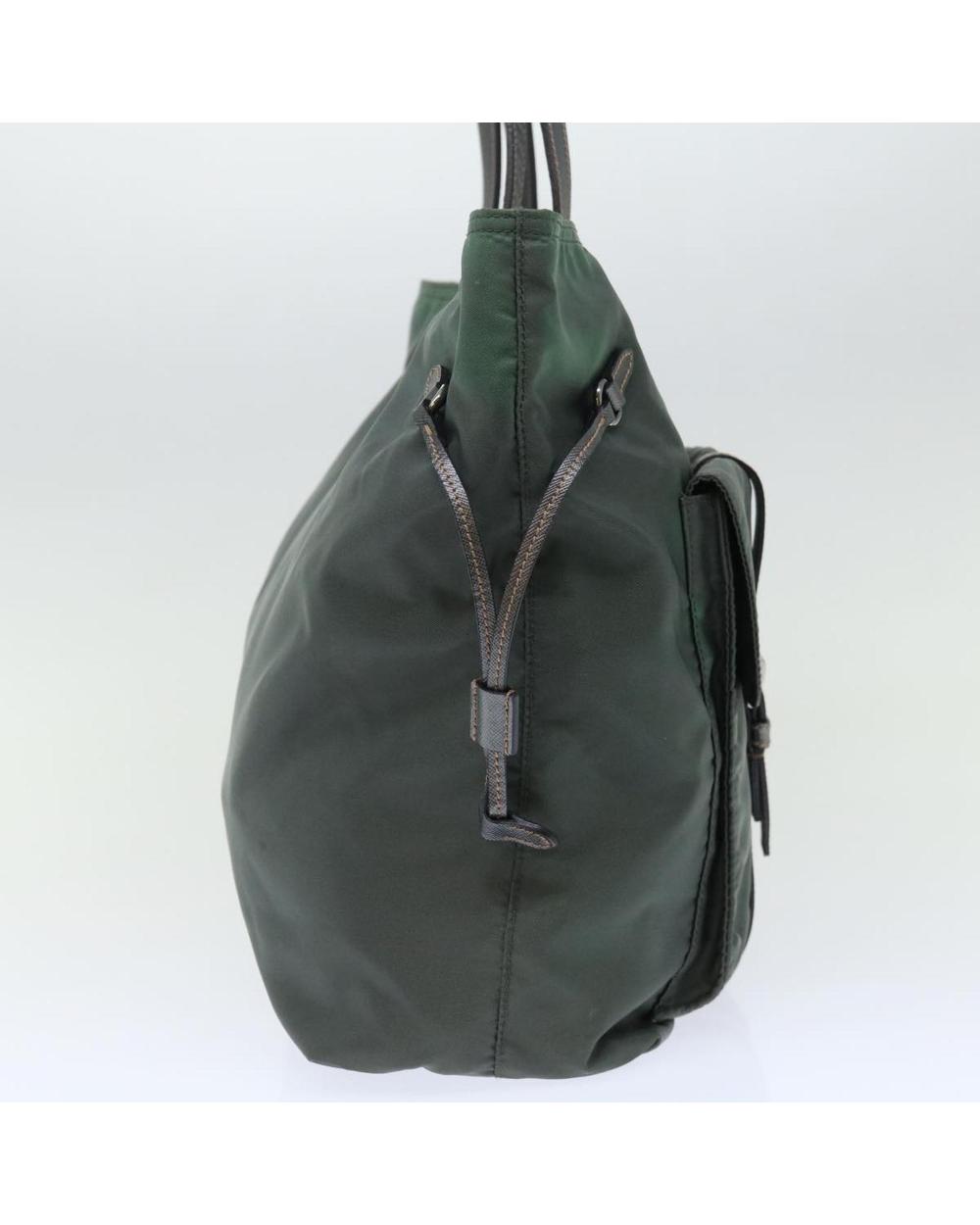 Green Nylon Prada Shoulder Bag