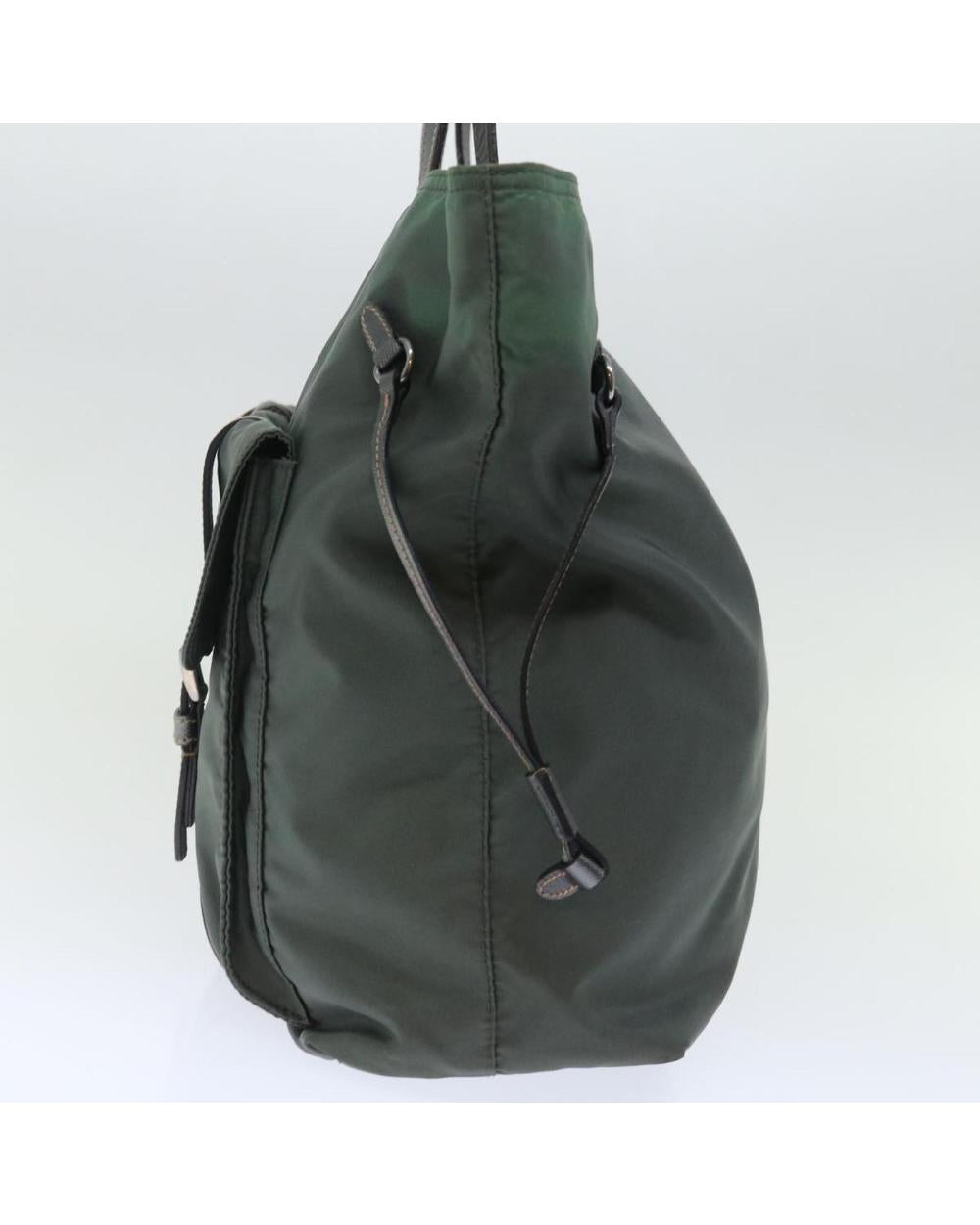 Green Nylon Prada Shoulder Bag