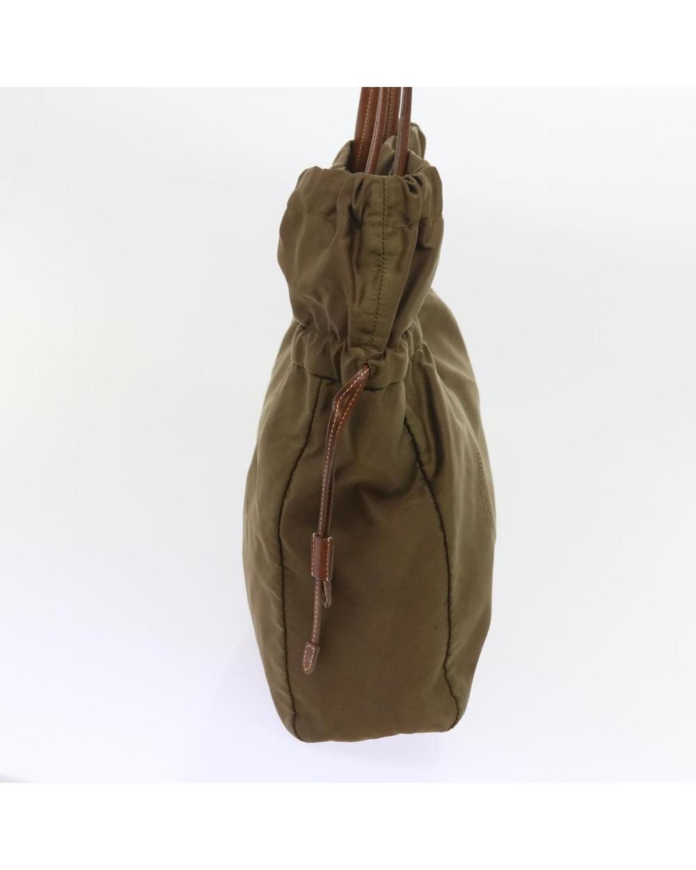 Green Nylon Prada Shoulder Bag