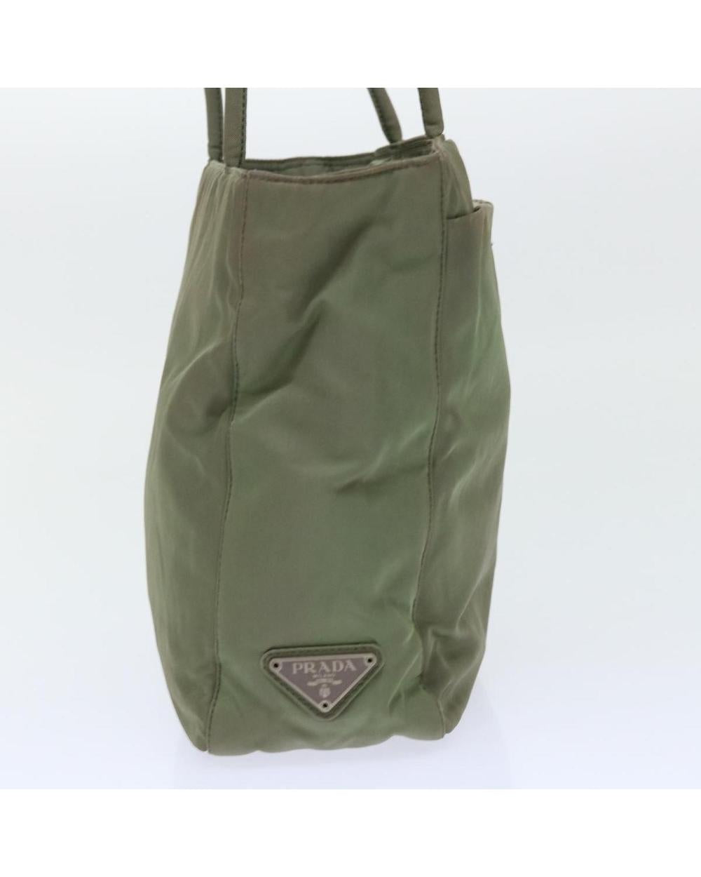 Green Nylon Prada Shoulder Bag