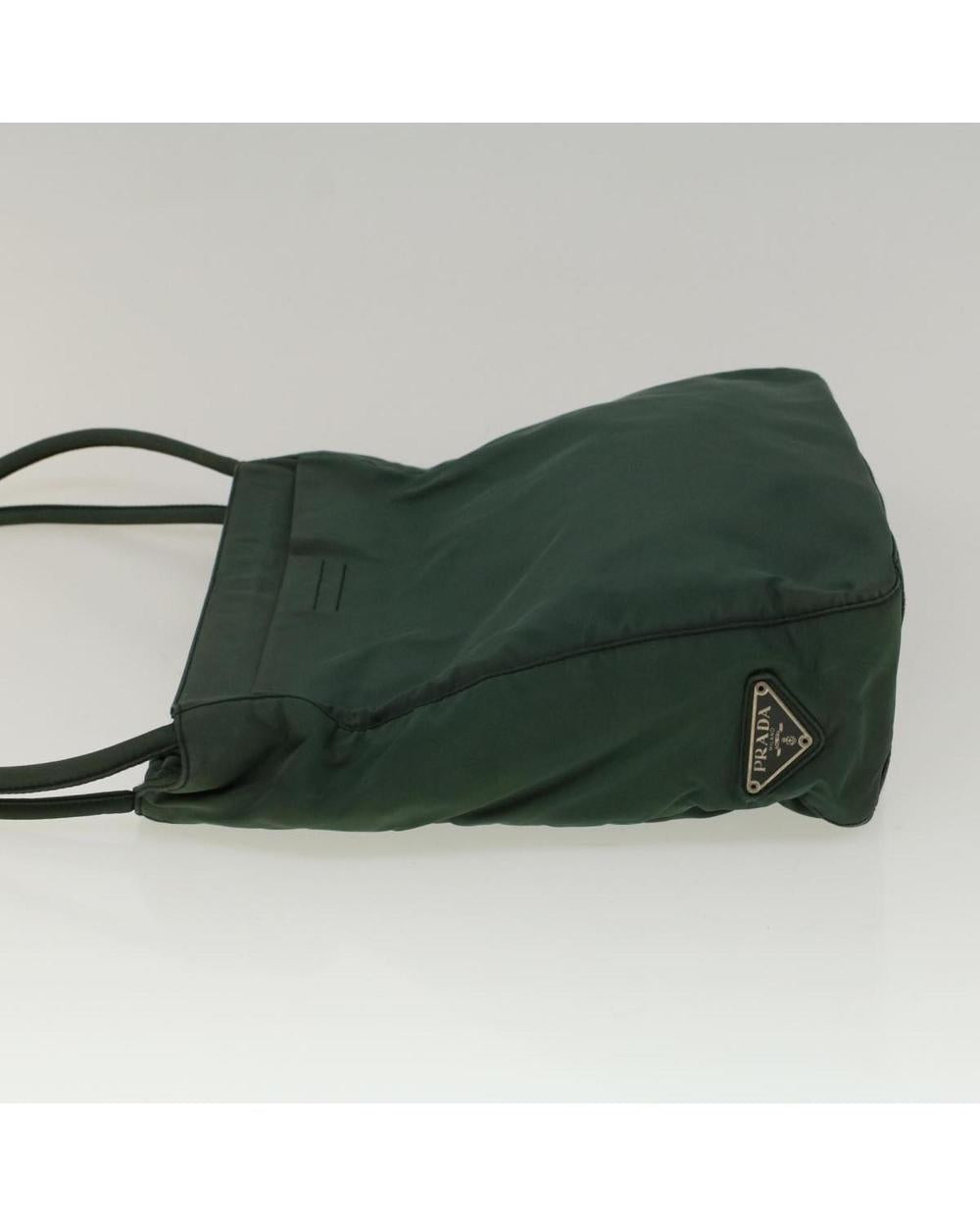 Green Nylon Prada Shoulder Bag