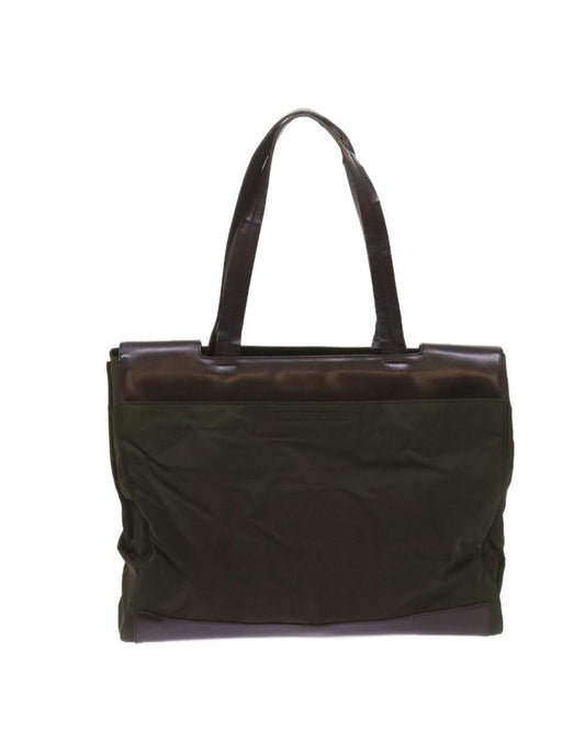 Green Nylon Prada Tote