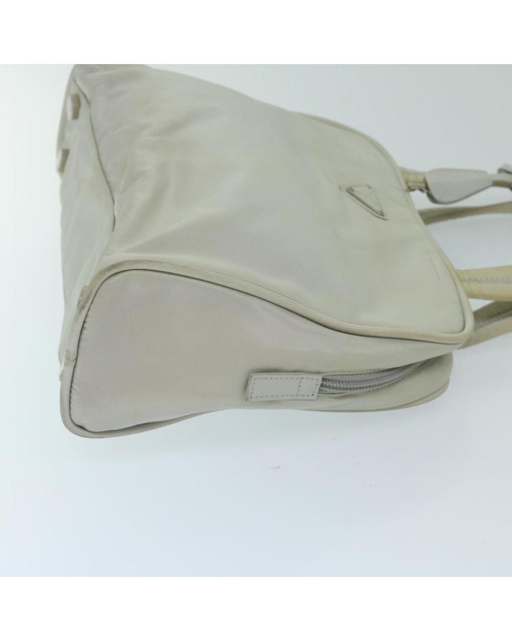 Grey Nylon Prada Handbag