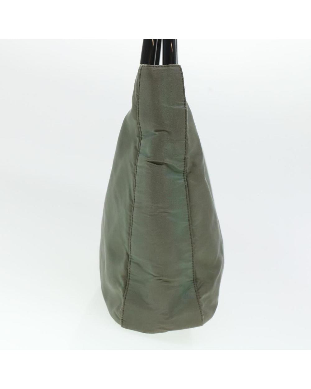 Grey Nylon Prada Handbag