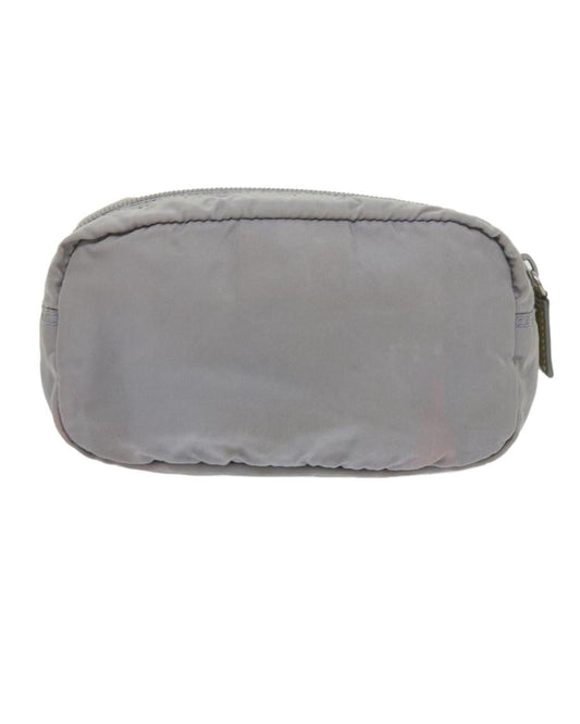 Grey Nylon Prada Pouch