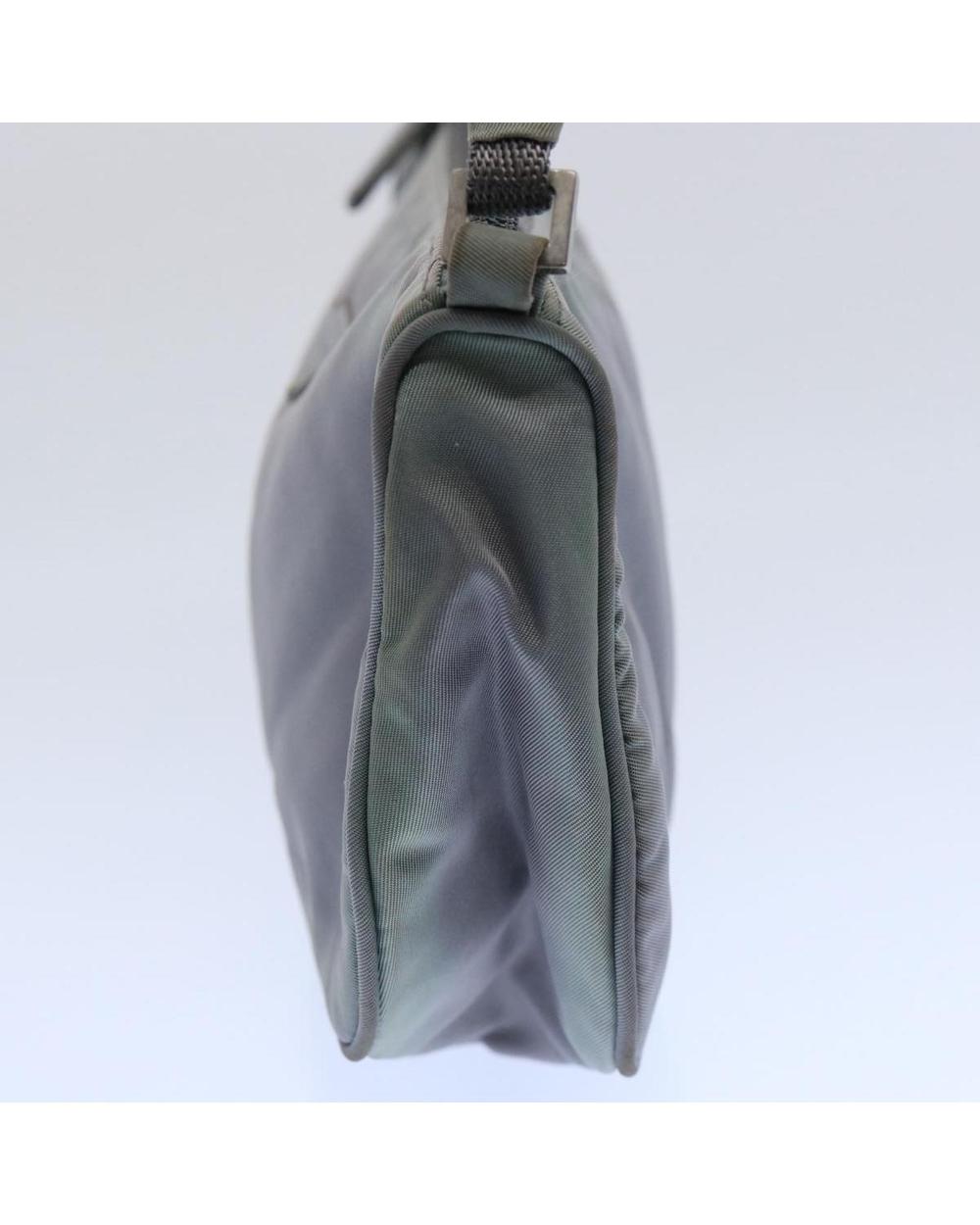 Grey Nylon Prada Pouch