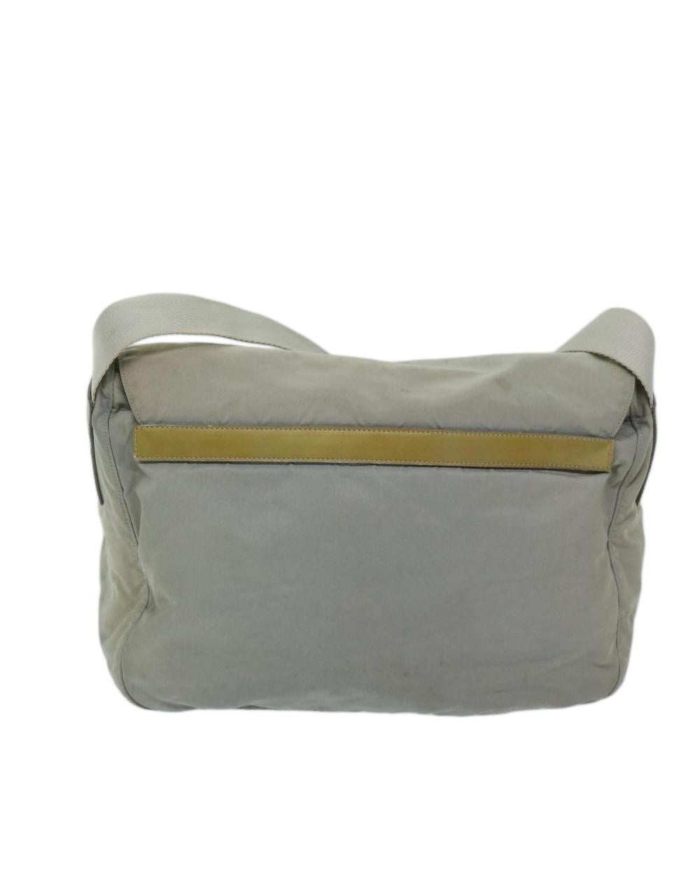 Grey Nylon Prada Shoulder Bag